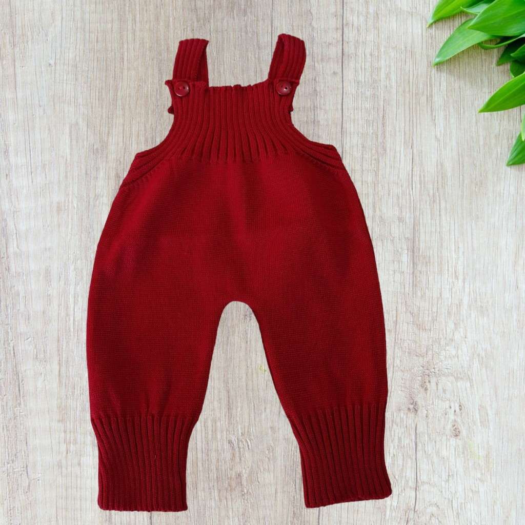 Macacão Tricot Bebê: Vira Pé Quentinho e Estiloso!