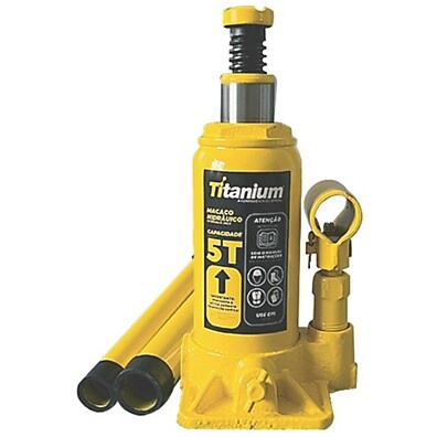 Macaco Hidráulico 5 Ton Titanium: Eleve Cargas com Segurança