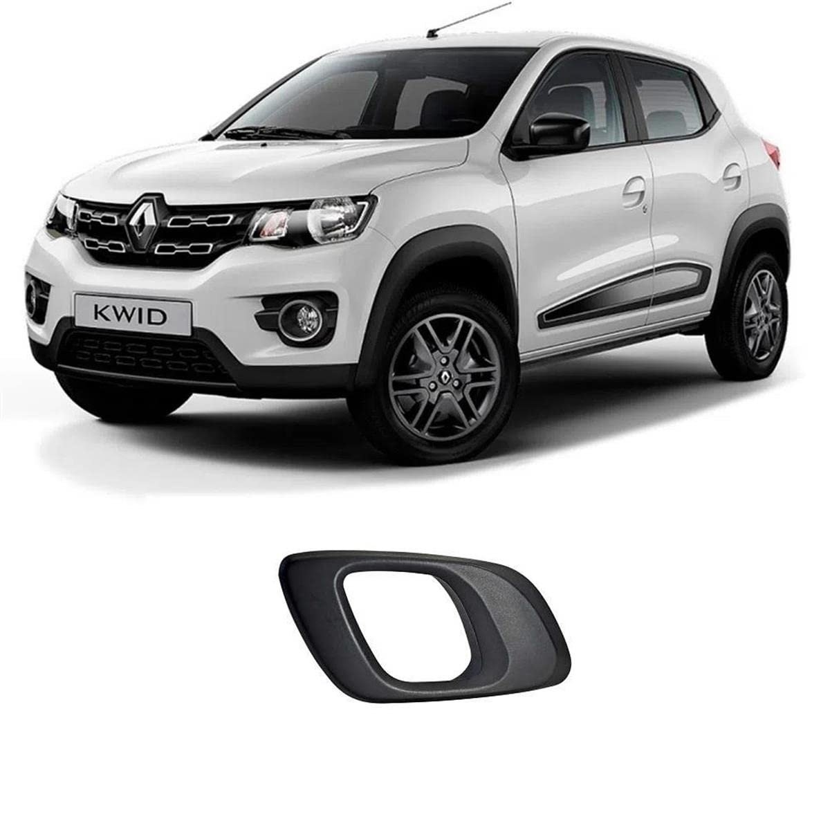 Macaneta Interna Porta Renault Kwid 2017+ (Dianteira/Traseira) - Preto Haste Reta 806710642R