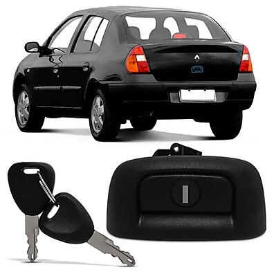 Macaneta Porta Malas Clio Sedan: Trava Segura + Chave