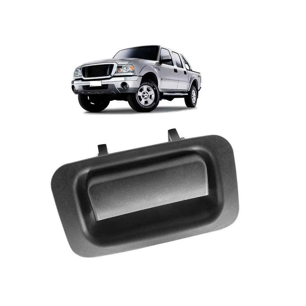 Macaneta Ranger: Porta Traseira Lado Motorista (Preta)