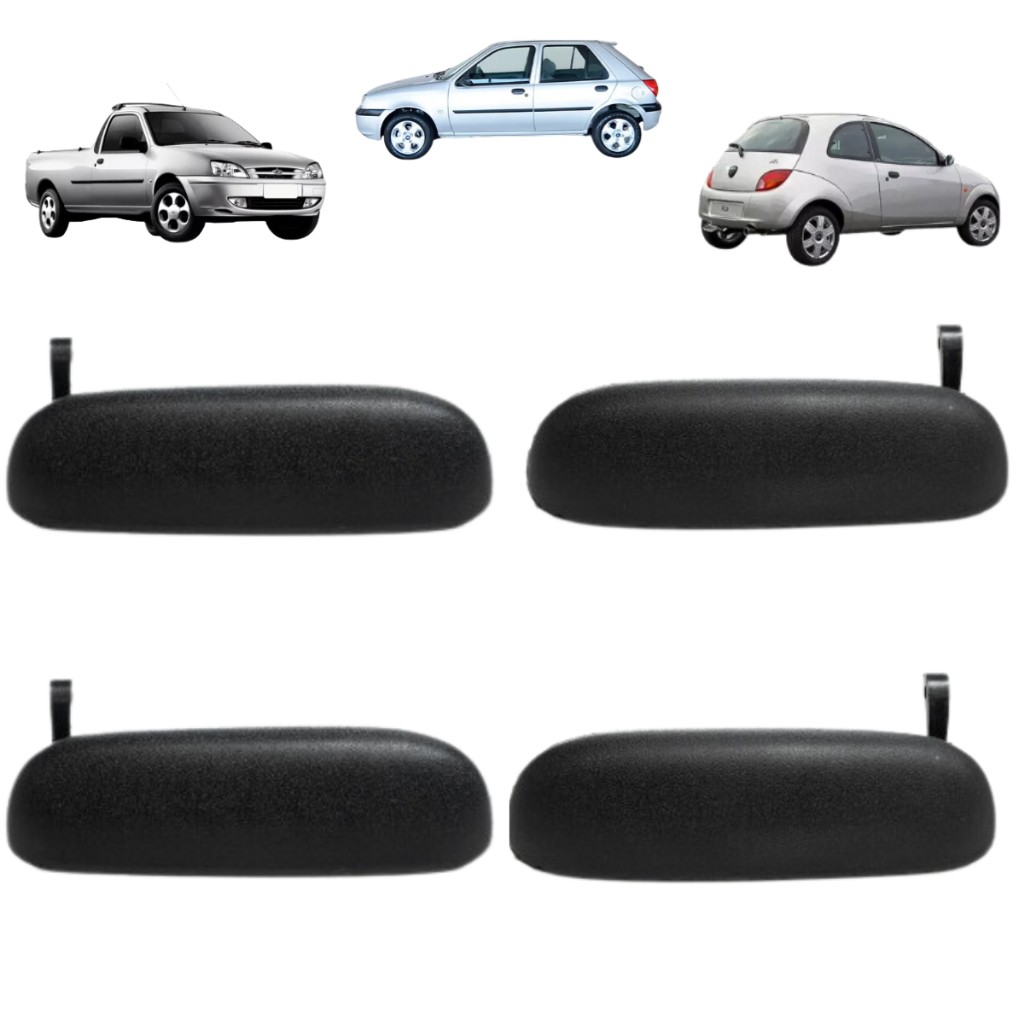 Maçanetas Ford Ka/Courier/Fiesta: Kit Completo!