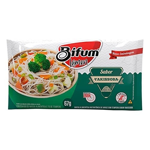 Macarrão Instantâneo Yakissoba Carne Bifum 67g
