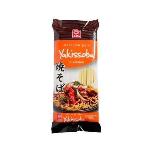 1 Pacote de Macarrão Yakissoba Premium Alfa 500g