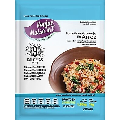 Macarrão Konjac Tipo Arroz 1kg: Leve e Saudável