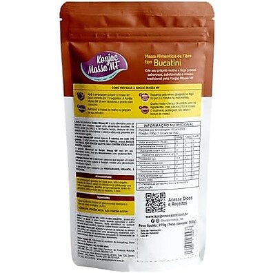 Bucatini Konjac MF: Macarrão Zero Carboidrato Delicioso