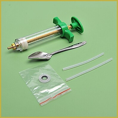 Kit Alimentação Pássaros Bebês com Mangueira Macia