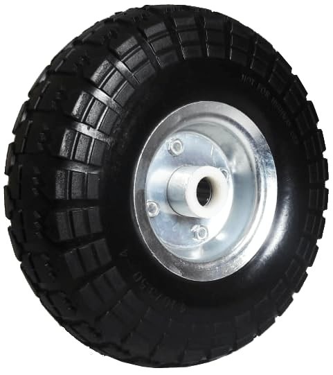 Roda Maciça 350-4 10.1/2" com Rolamento 7/8": Durabilidade e Desempenho Superior
