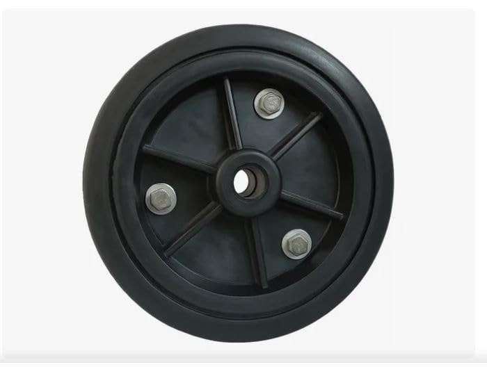 Roda de Borracha Maciça 8" - Alta Durabilidade e Suporte 100kg