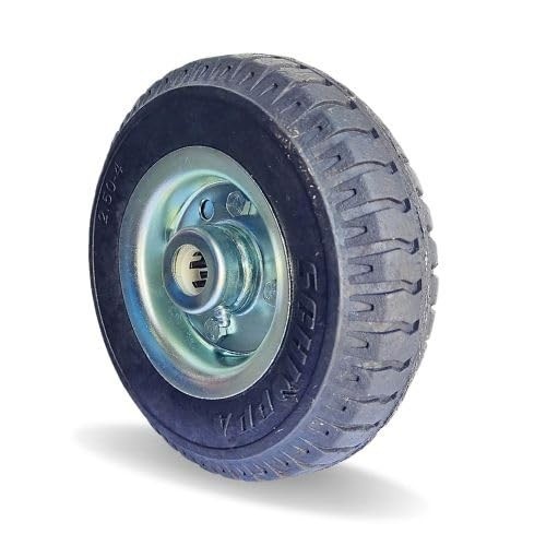 Roda Maciça Schioppa 3.50-4 7/8" com Rolamento de Rolete: Durabilidade e Desempenho Superior