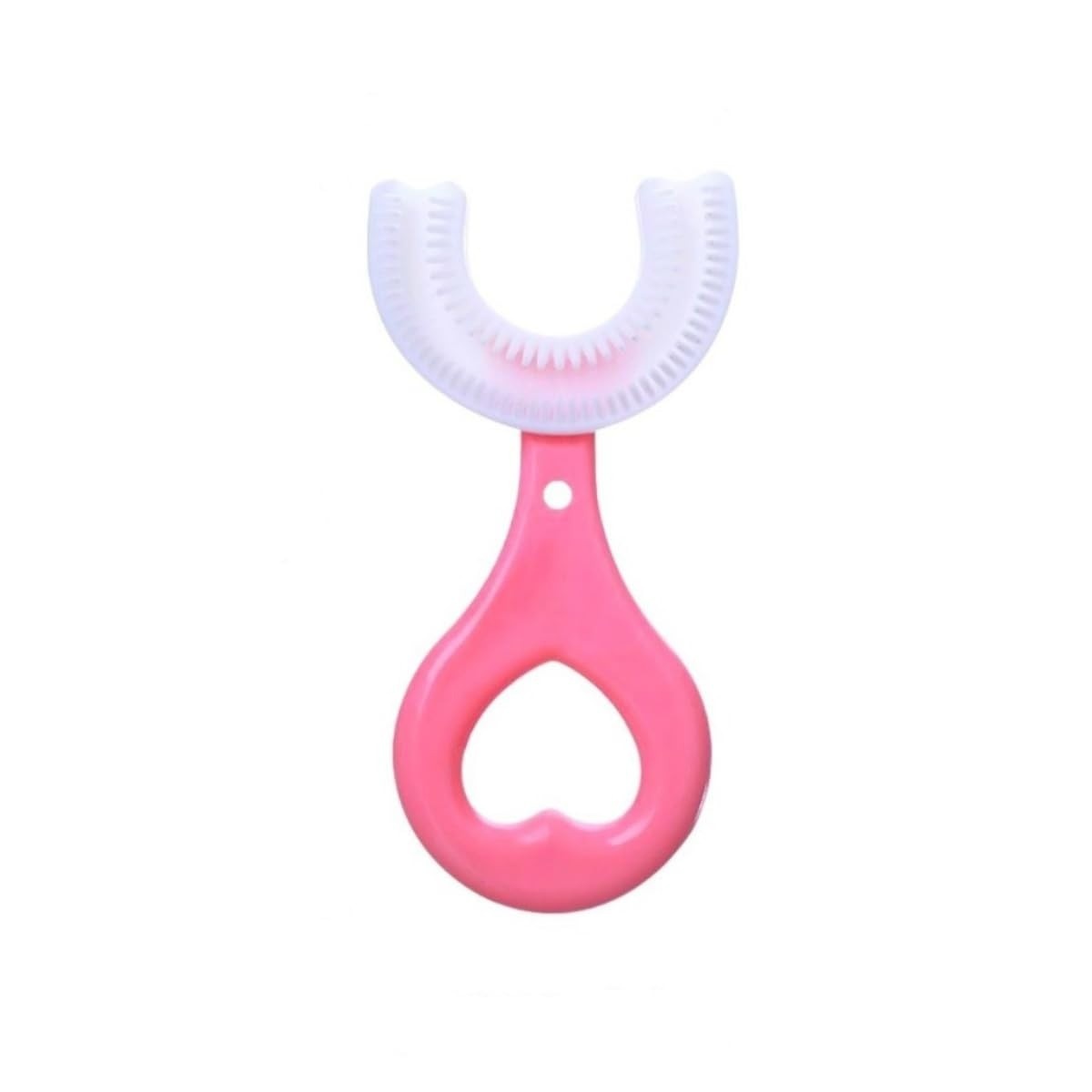 Escova de Dentes Infantil 360° em Silicone Macio - Segura, Ergonômica e Divertida para Bebês (2-6 Anos)