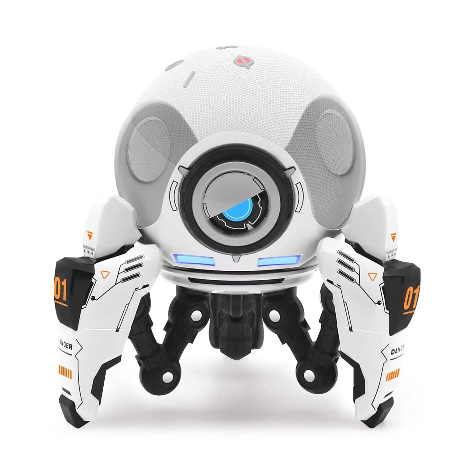 Suporte Robô Madatop para Echo Dot 4ª/5ª Geração e HomePod Mini - Design Divertido e Funcional