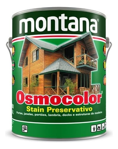 Stain Osmocolor Montana 3,6L Natural UV Gold: Proteção e Beleza Duradoura para Sua Madeira