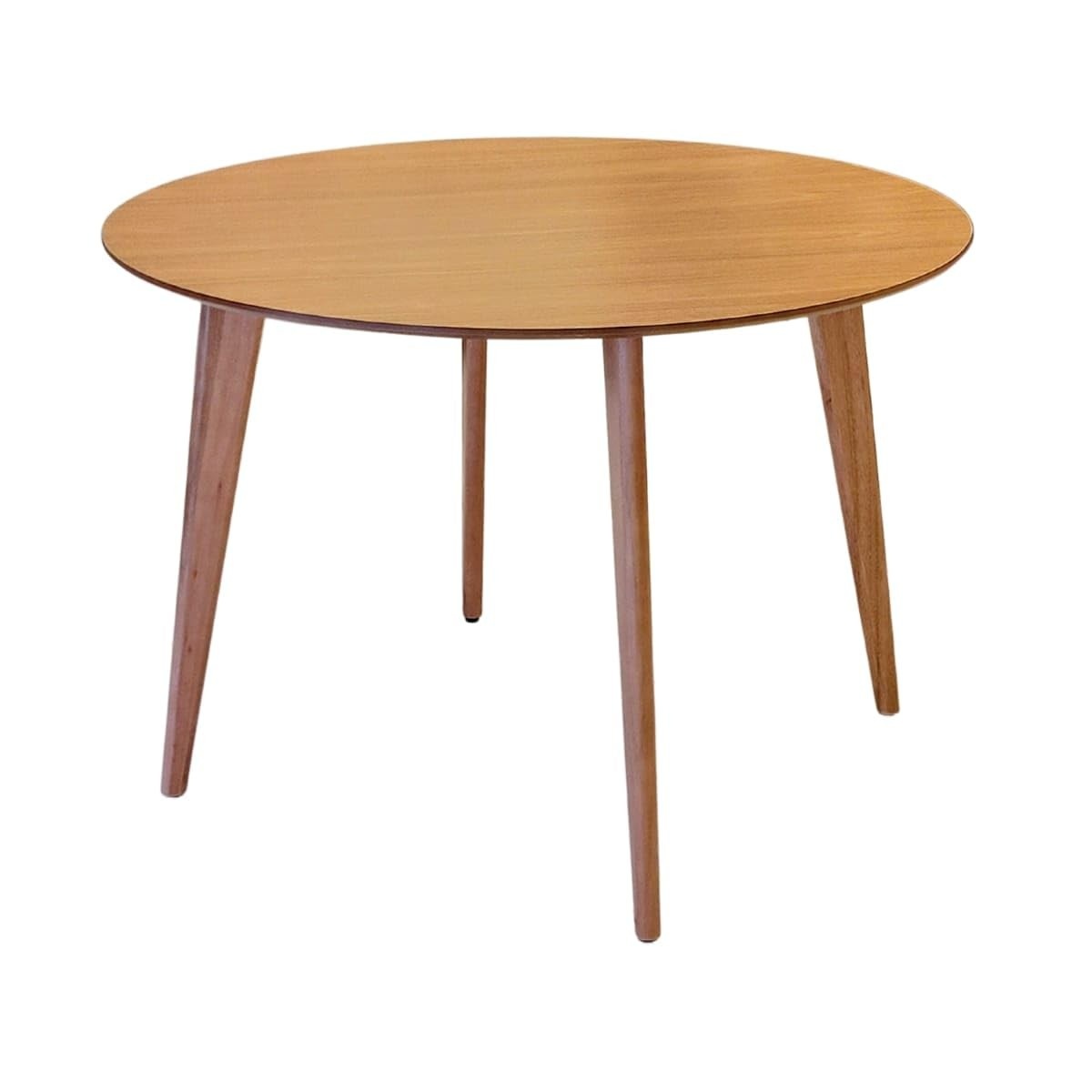 Mesa de Jantar Redonda 90cm em Madeira Freijó – Estilo e Durabilidade para sua Sala de Jantar