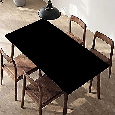 Capa Toalha de Mesa com Elástico para Mesa de Vidro e Madeira