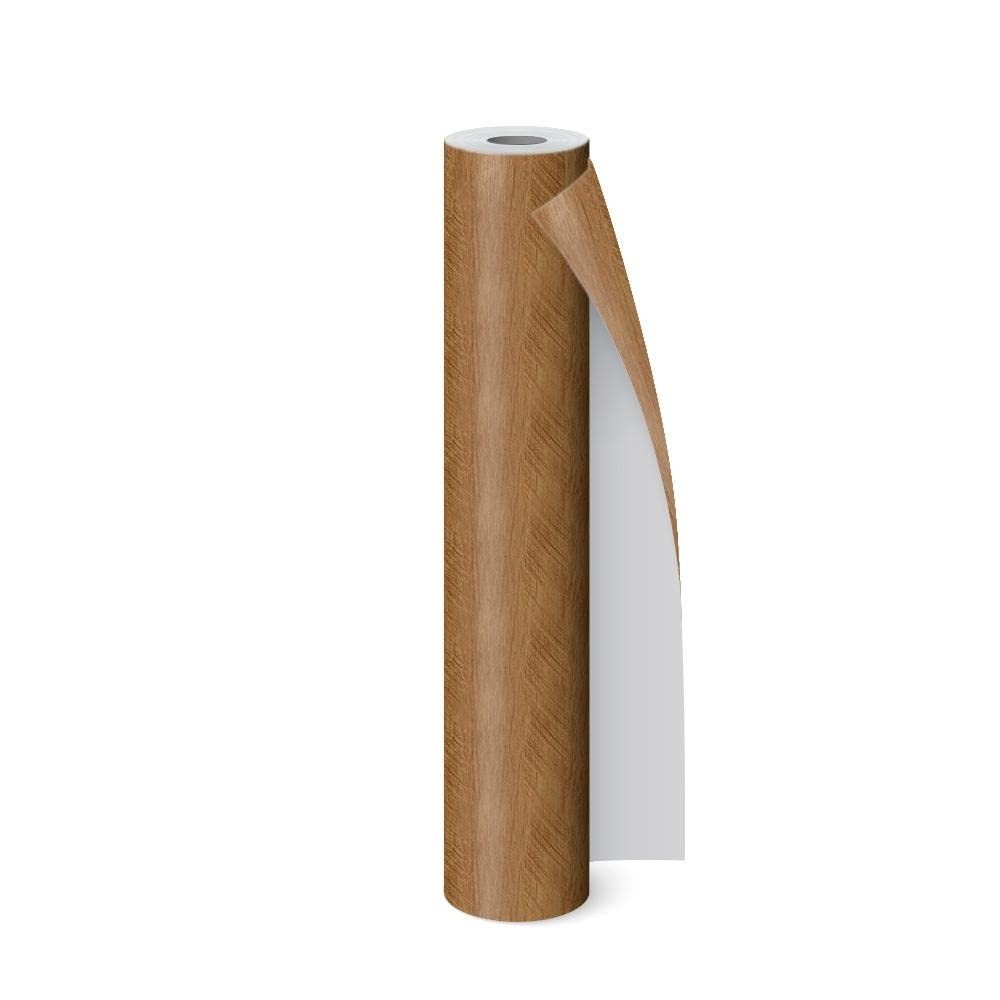 Adesivo Vinil Decora Madeira Nogueira Texturizado 30cm x 2,5m - Superfície Premium e Ultra Durável