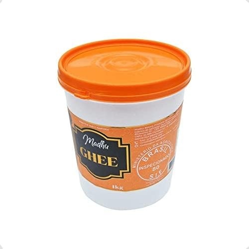 Manteiga Ghee Clarificada 1Kg Madhu Bakery