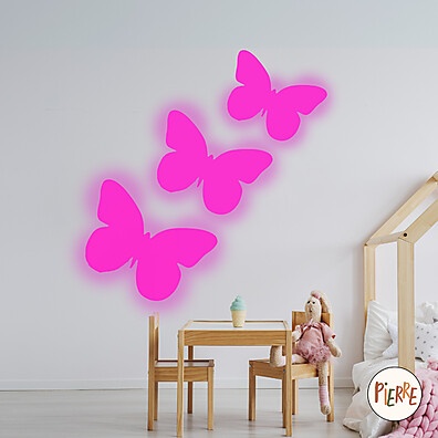 Luminárias Borboleta LED: Decore com Magia!