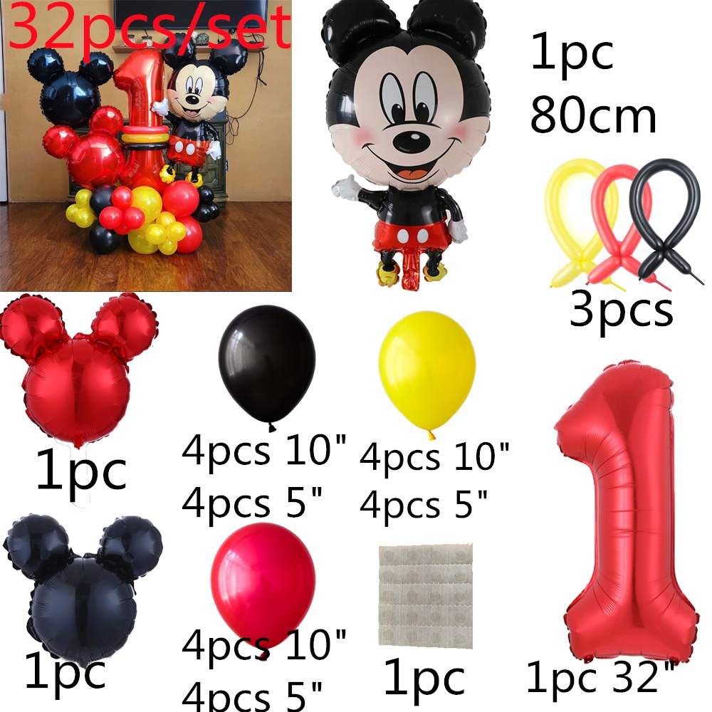 Balões Mickey Mouse: Festa de Aniversário Mágica!