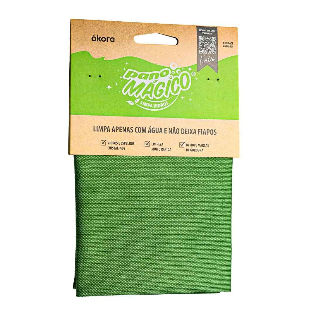 Pano Mágico Limpa Vidros - Limpeza Sem Produtos Químicos