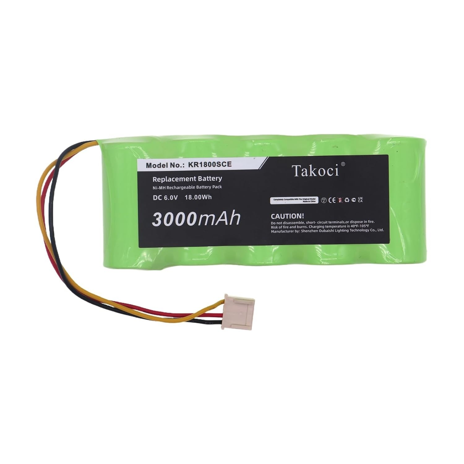 Bateria de Alta Performance 6V 3000mAh para Panametrics PT878 e Magna-Mike 8500
