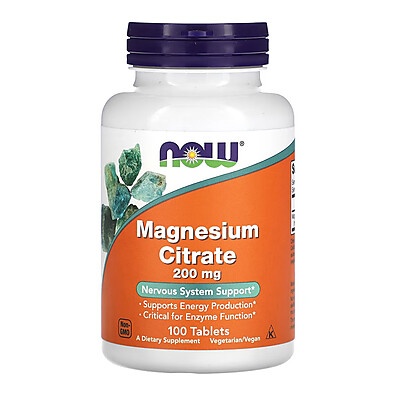 Magnésio 200mg Now Foods: Alivie e Revitalize!