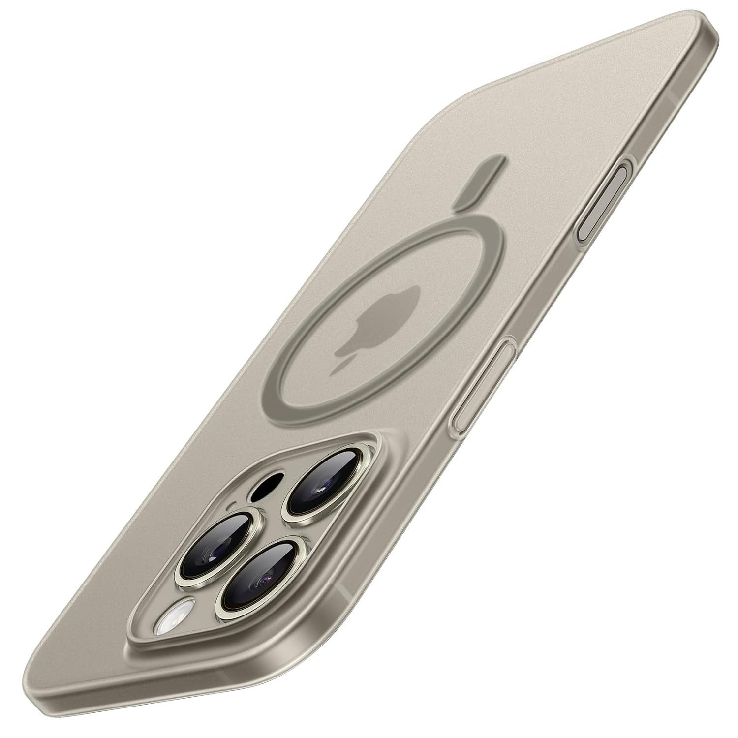 JETech Capa Magnética Ultra Fina para iPhone 16 Pro Max (6.9") | MagSafe, Proteção Câmera, Fosca Leve