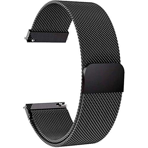 Pulseira Magnética Metal Premium 20mm Compatível Amazfit Samsung Galaxy [Coronitas Acessorios]