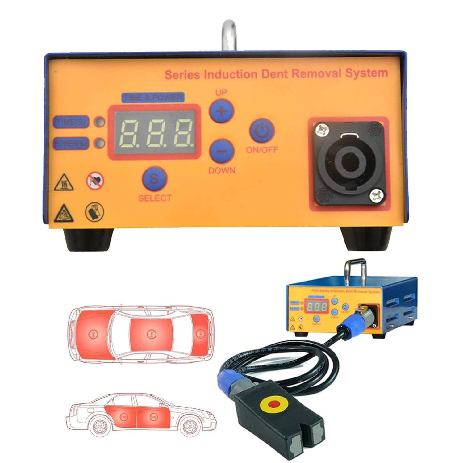 Reparador de Amassados Sem Pintura: Aquecedor de Indução Magnética PDR 1380W