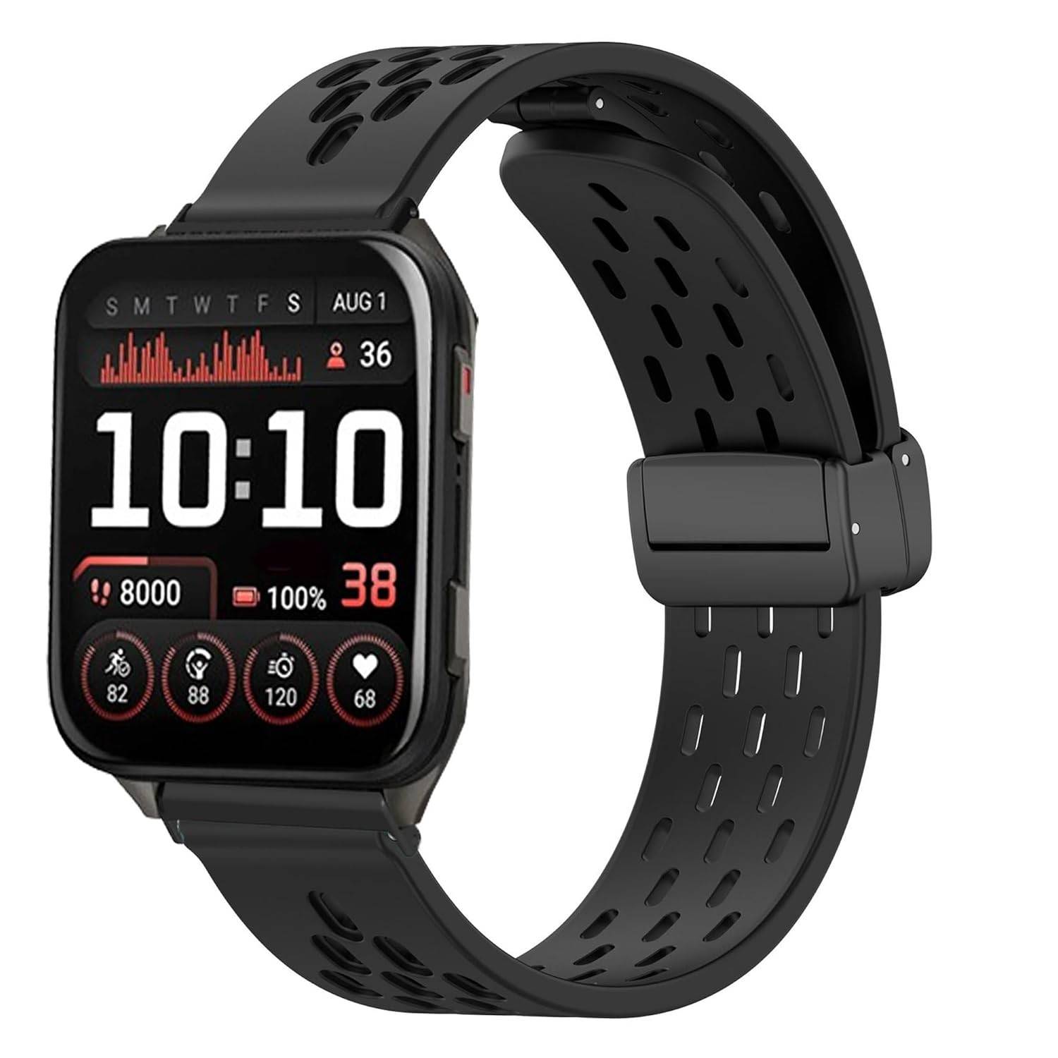 Pulseira Silicone Respirável Garmin Venu X1 com Fecho Magnético Ajustável - Conforto e Estilo