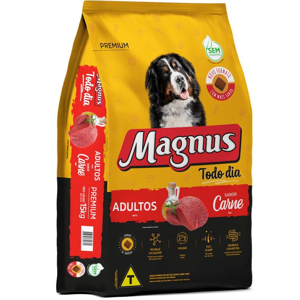 Magnus Premium Adulto: Nutrição Completa e Sabor Irresistível