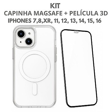 Magsafe: Capa + Película 3D Anti-Impacto