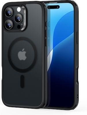 Capa ESR Classic Hybrid HaloLock para iPhone 16 Pro Max - Proteção Premium e MagSafe | Preto Fosco