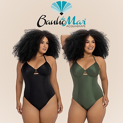 Maiô Zero Barriga: Modelador e Proteção UV 50+