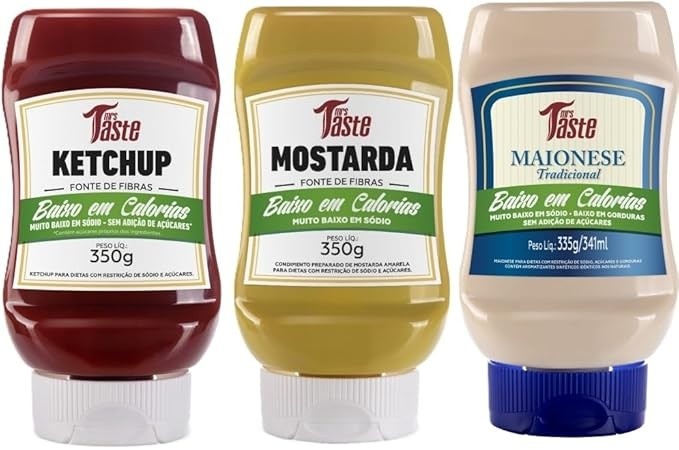 Ketchup + Mostarda + Maionese - Mrs Taste