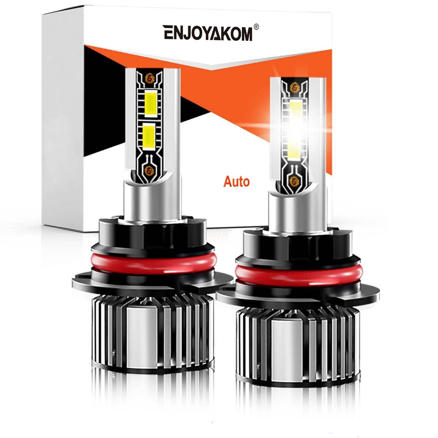 Faróis de Neblina 9007 para Ford Ranger 1998-2011: Luz Branca 6000K, 300% Mais Brilho | ENJOYAKOM
