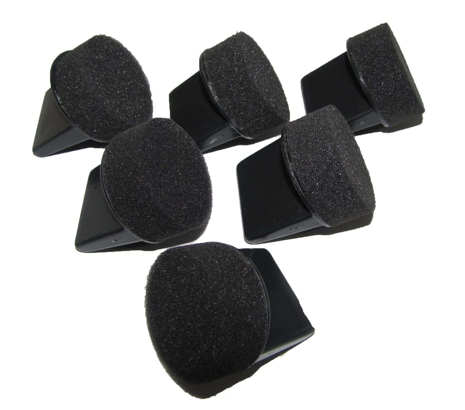 Kit 6 Esponjas Aplicadoras Premium: Cuidado Total para Couro, Vinil e Mais!