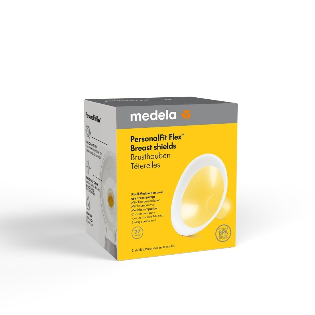 Funil PersonalFit Flex Medela G (27 mm) – Extração Mais Confortável e Eficiente