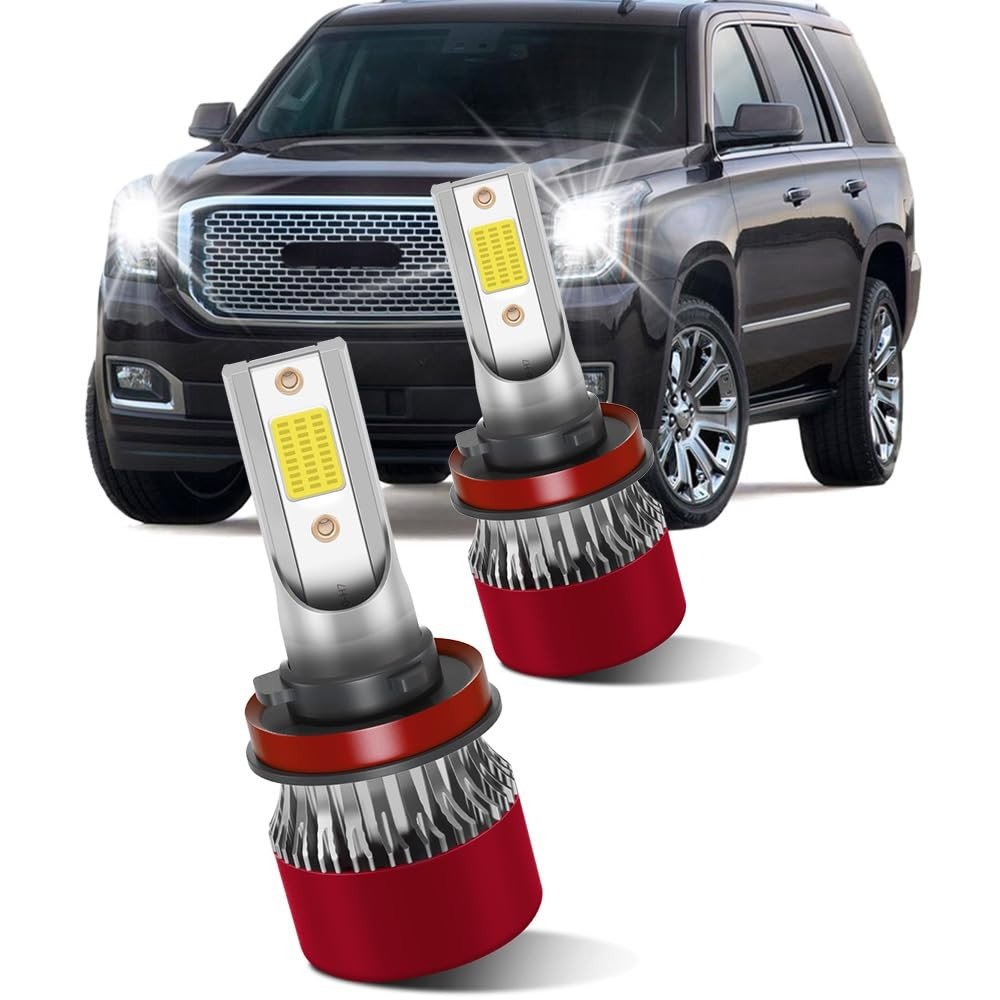 Lâmpadas LED H11 H8 H9 para GMC Yukon 2015-2018: 800% Mais Brilho para Faróis de Neblina