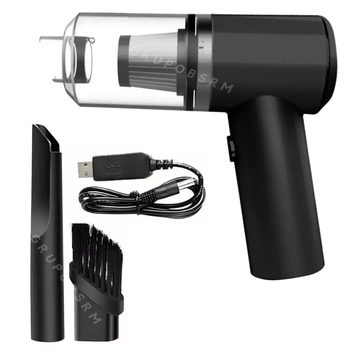 Aspirador Portátil REUUY Bivolt USB: Limpeza Rápida e Eficiente para Carro, PC e Mais!