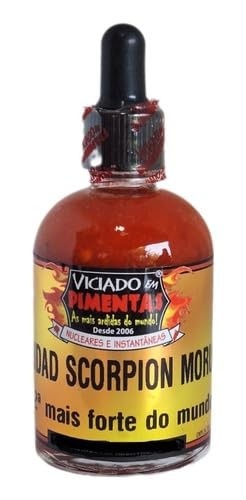 Trinidad Scorpion Moruga 2ª Mais Forte Do Mundo - vidro 60 Ml