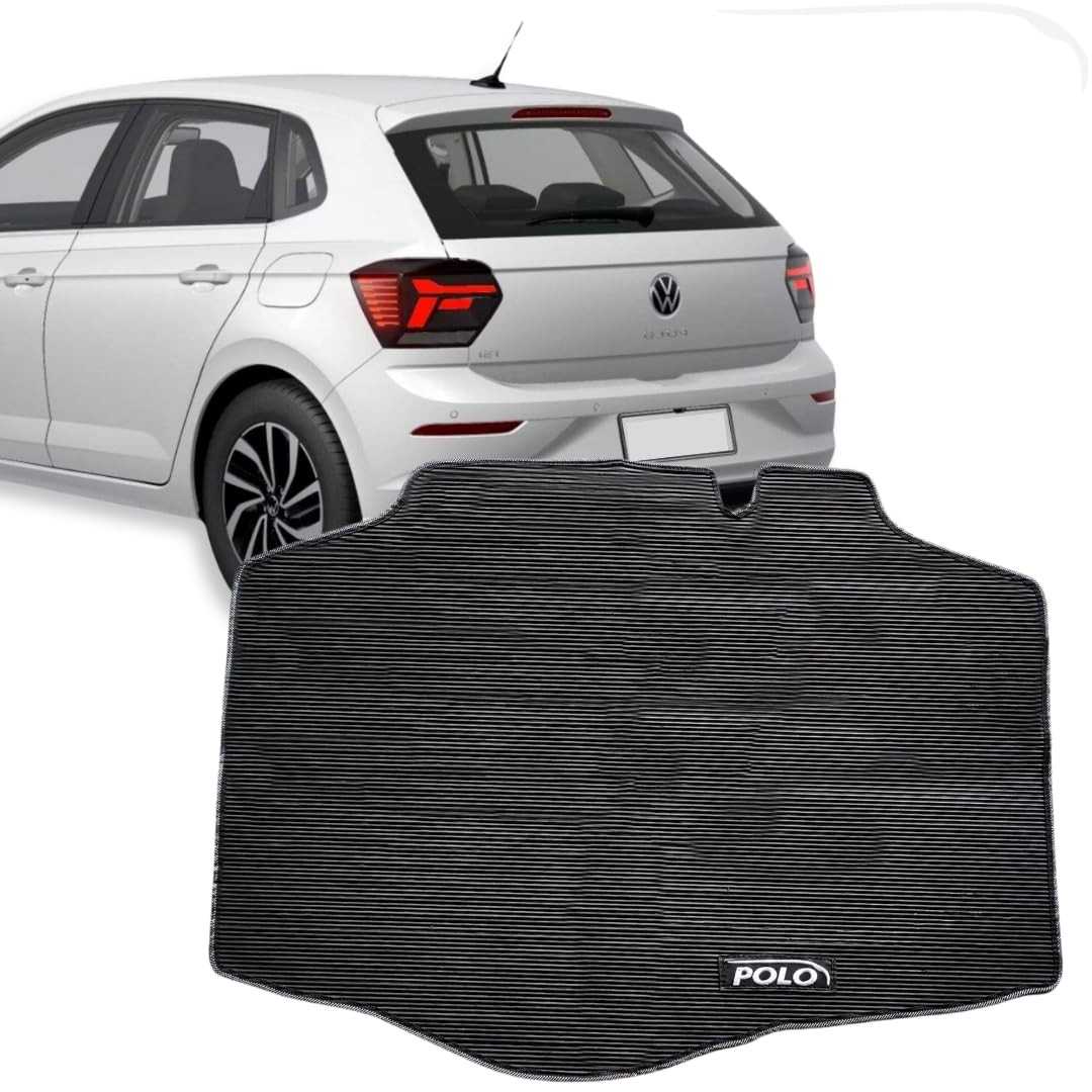 Tapete de Porta Malas Premium Impermeável para VW Polo (2018-2025) - Proteção e Estilo