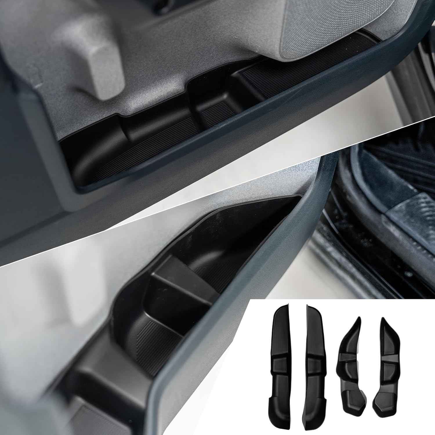 Organizador de Porta-Malas Ford Maverick 2022-2025: Bolso de Silicone Premium (4 Peças)