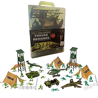 Maleta Forças Armadas Gulliver 0602 – 76 Peças para Aventuras