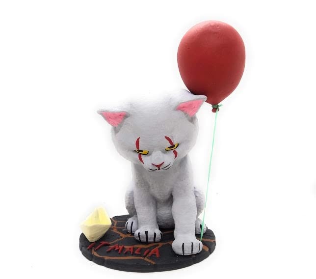 Escultura Decorativa Gatinho Iti Malia - Fofura Temática do Filme It A Coisa