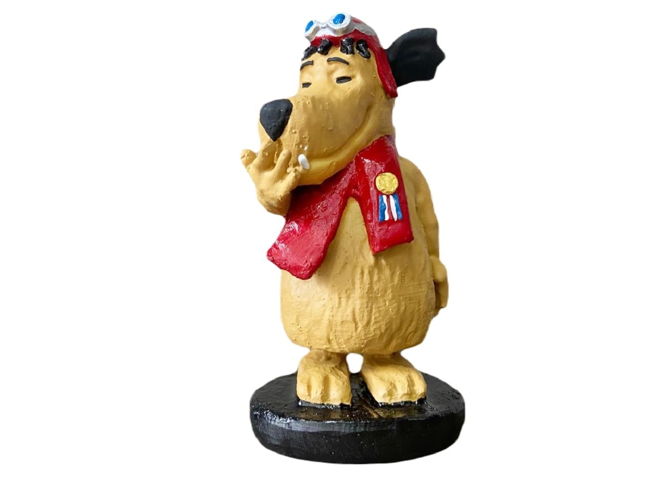Boneco Muttley Corrida Maluca - Estátua Decorativa em Resina 13cm