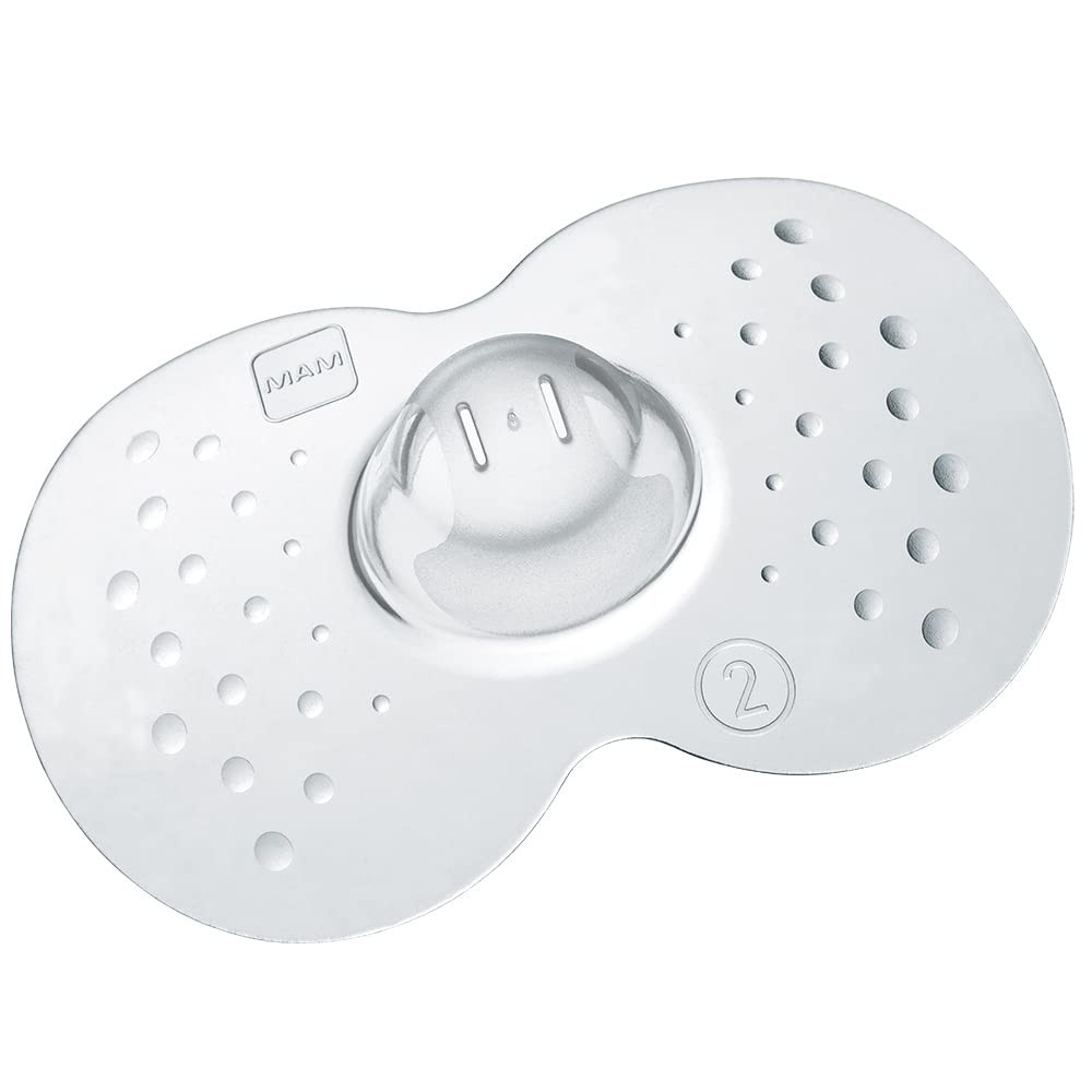 Protetor de Seios MAM Tam 02 Grande - Silicone Soft com Textura Natural