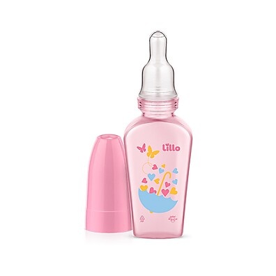 Mamadeira Chuquinha Lillo 50ml Rosa: Conforto para o Bebê