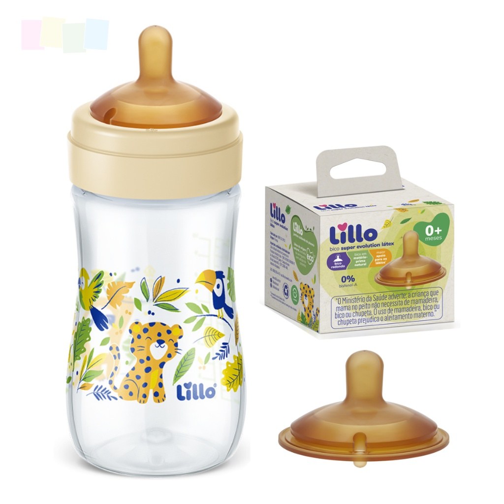 Mamadeira Lillo Evolution Eco 300mL: Conforto e Segurança para Seu Bebê