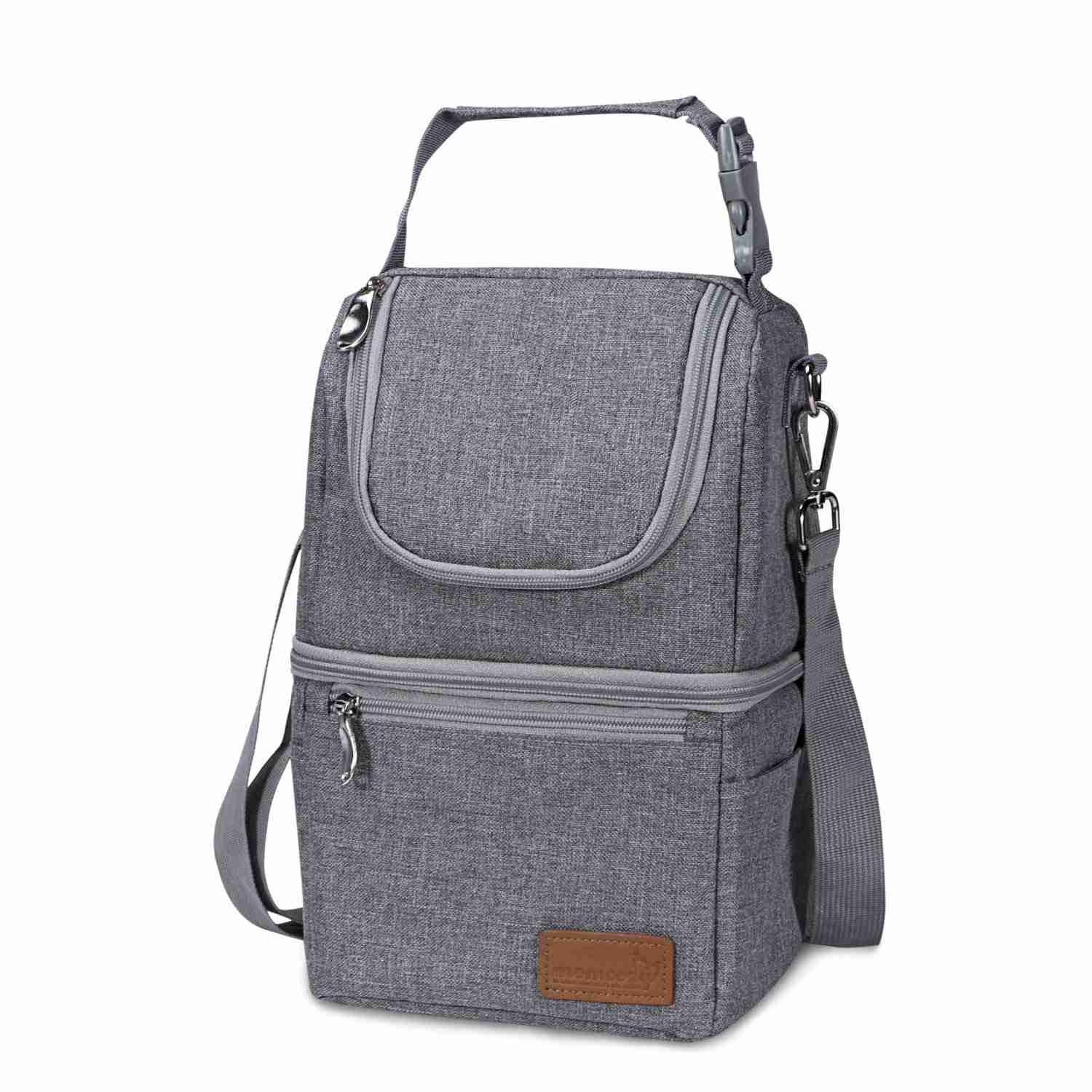 Momcozy Bolsa Térmica Multifuncional para Mamadeira – Isolamento Total, Compartimento Removível e Compatível com Dr. Brown, Comotomo, Philips e Outras